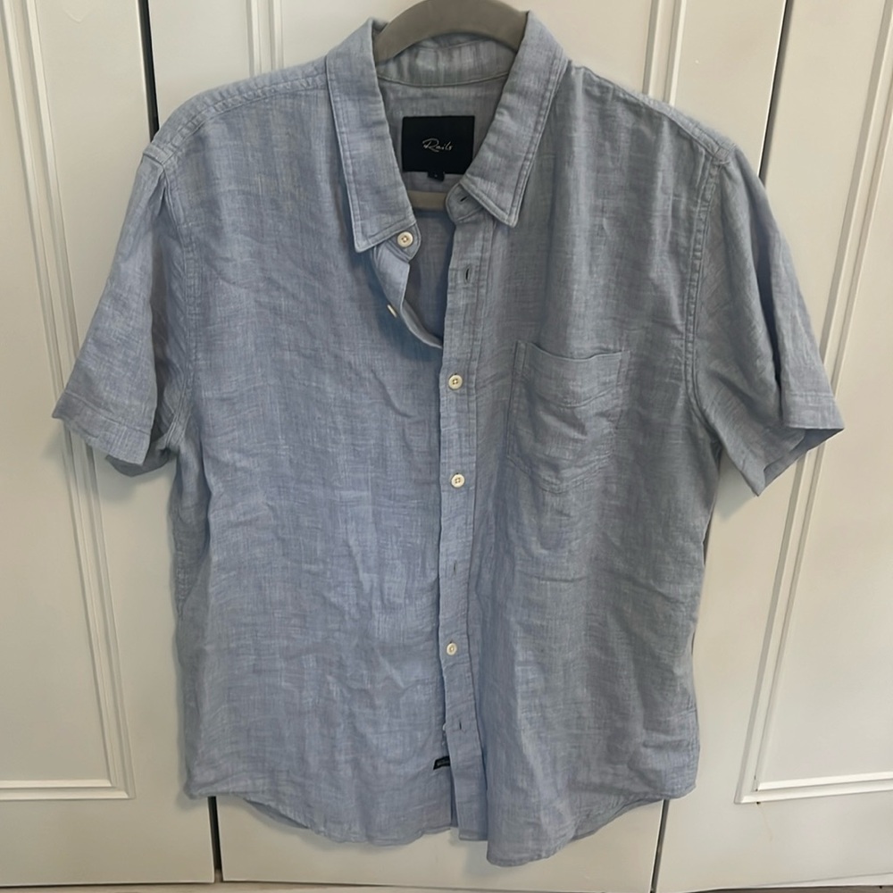 Rails Linen Short Sleeve Button down